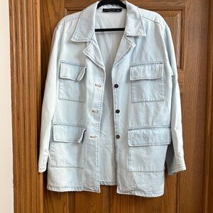 Lioness Denim Chore Jacket, Size Small, EUC